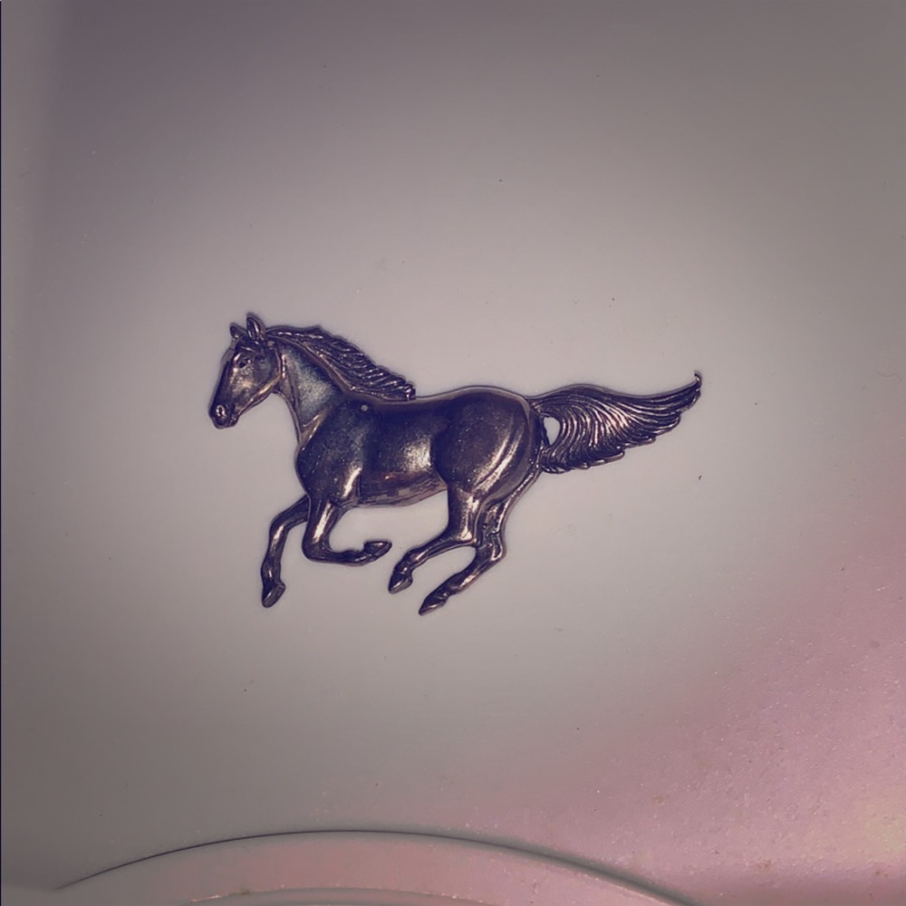 Sterling Silver Horse Brooch-Vintage.